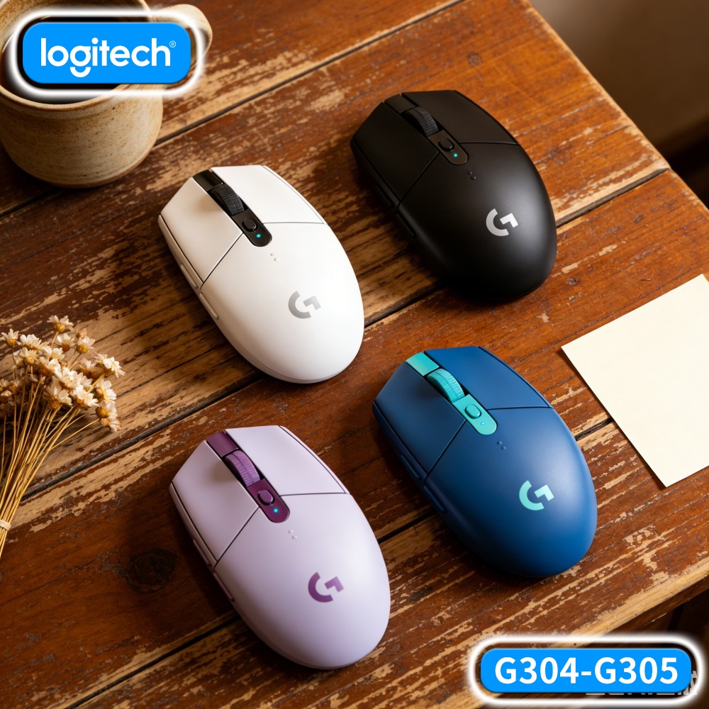 Pc Gaming Logitech - Ratón Inalámbrico Logitech G304, 12000 DPI,