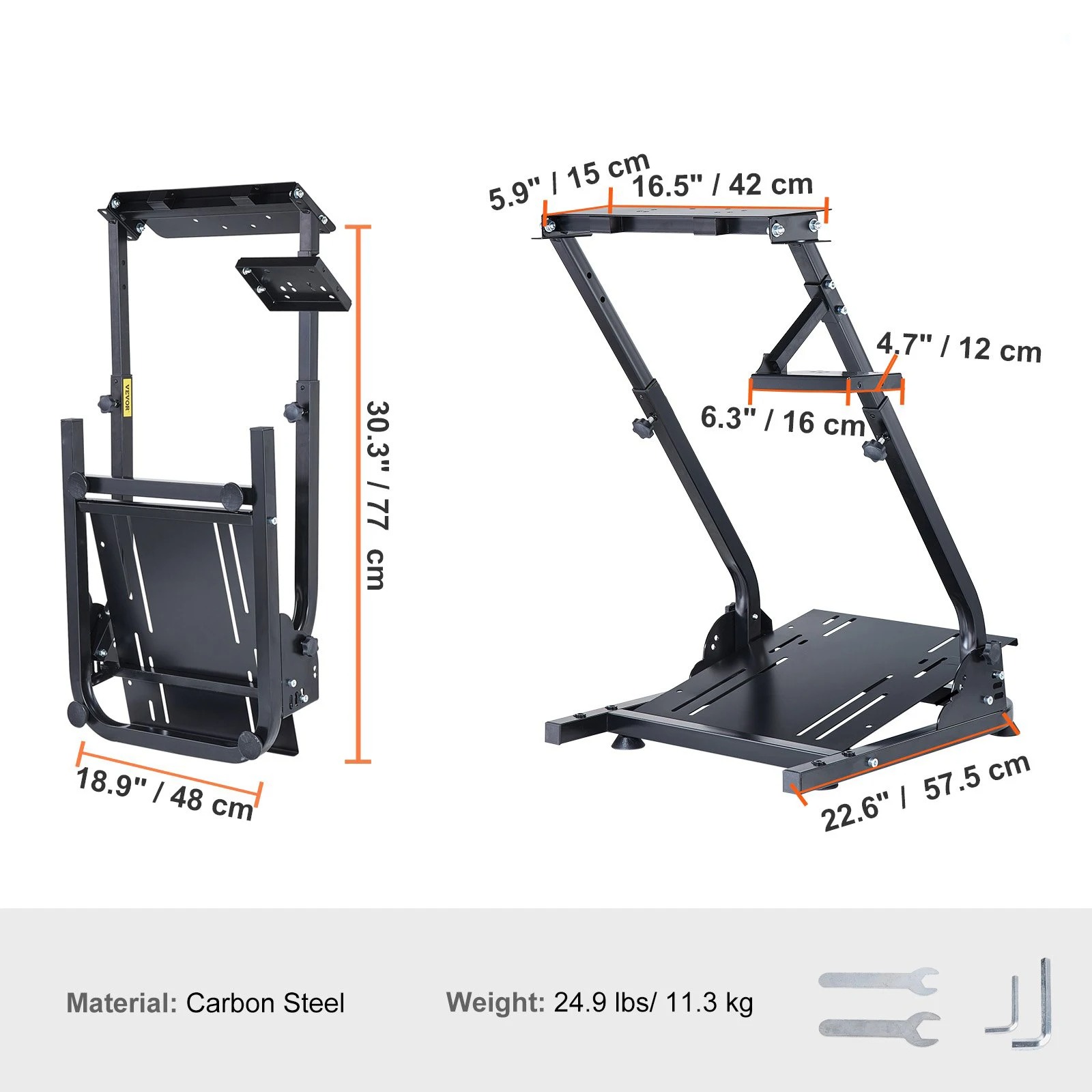 Pc Gaming Logitech - Soporte ajustable para simulador de carreras,