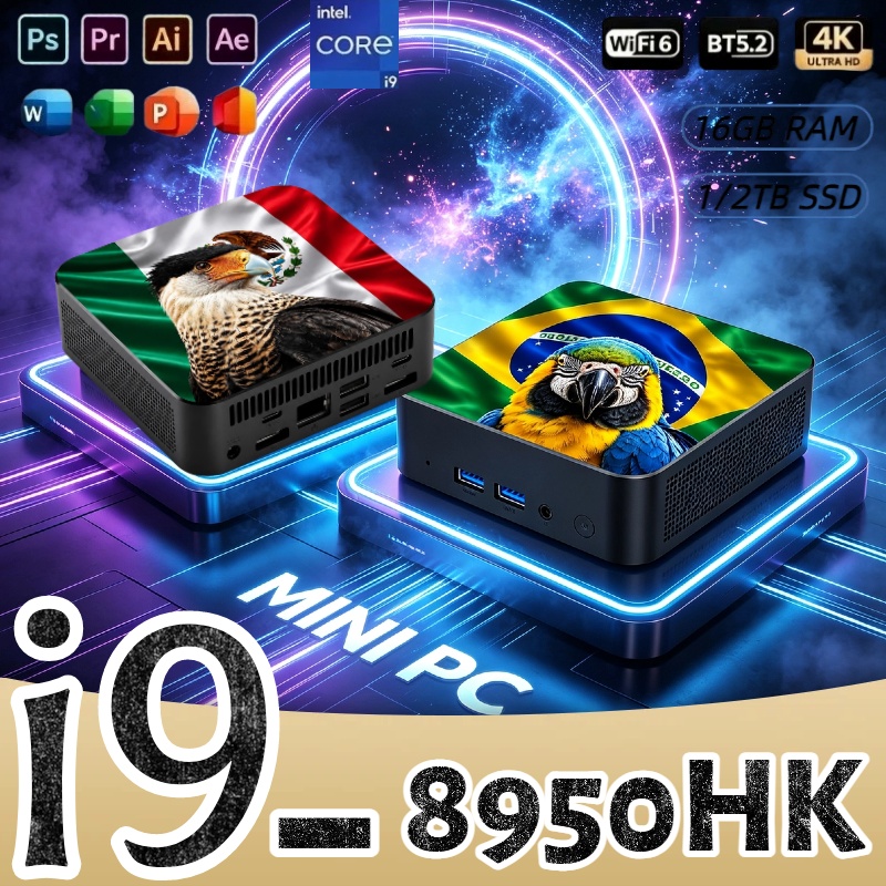 Pc Gaming Gaming - Mini PC Core i9-8950HK, 16GB RAM,