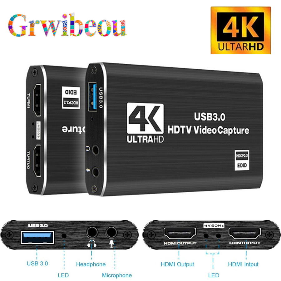 Capture Card Hdmi - Tarjeta de captura de vídeo 4K
