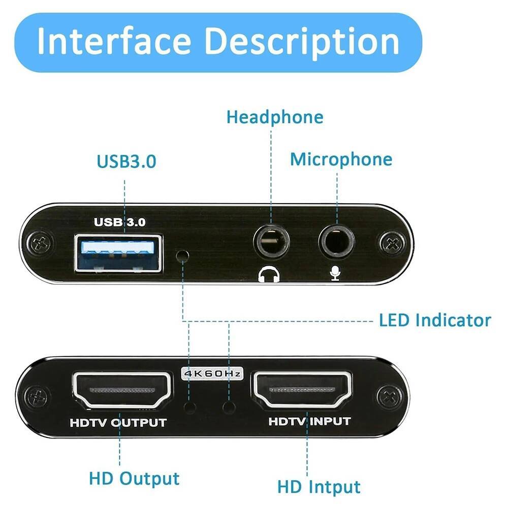Tarjeta de captura de vídeo 4K - Capture Card Hdmi reseña y precio