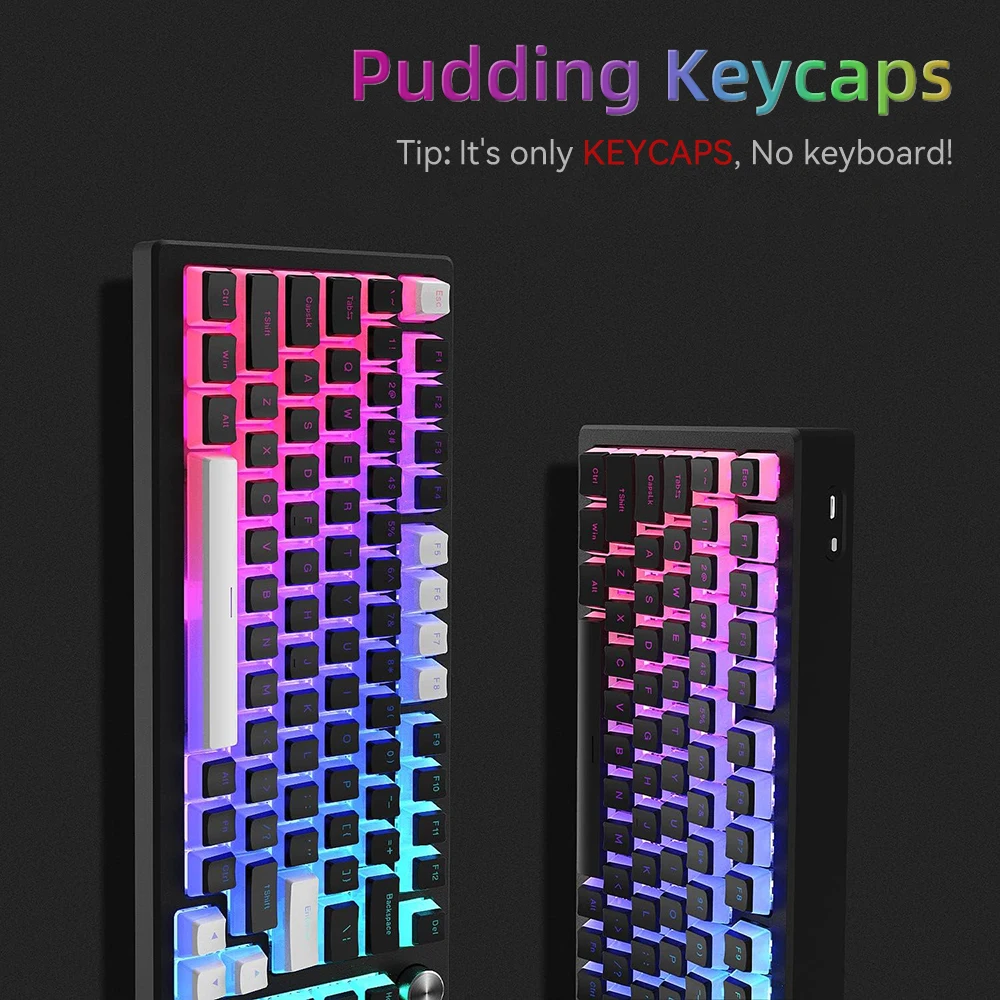 Nuevas teclas Pudding PBT, 129 - Pc Gaming Keyboard reseña y precio