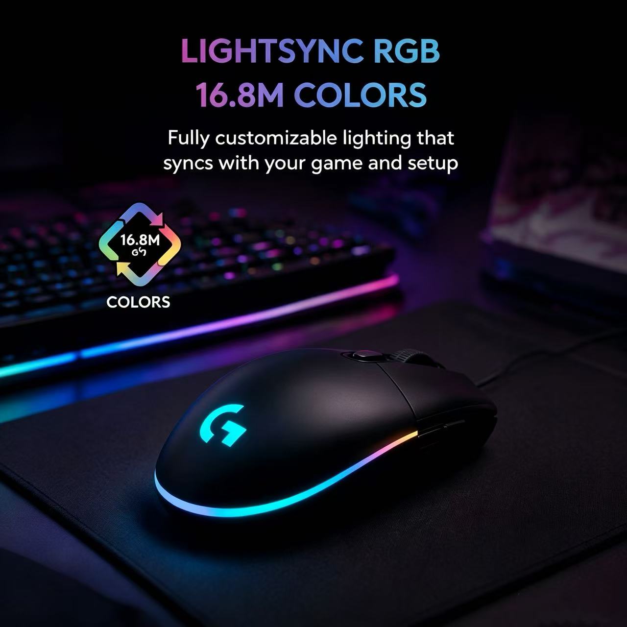 Ratón con Cable Logitech G102  - Pc Gaming Logitech reseña y precio