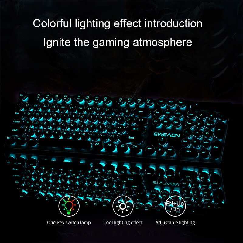 Teclado para juegos de máquina - Pc Gaming Keyboard reseña y precio