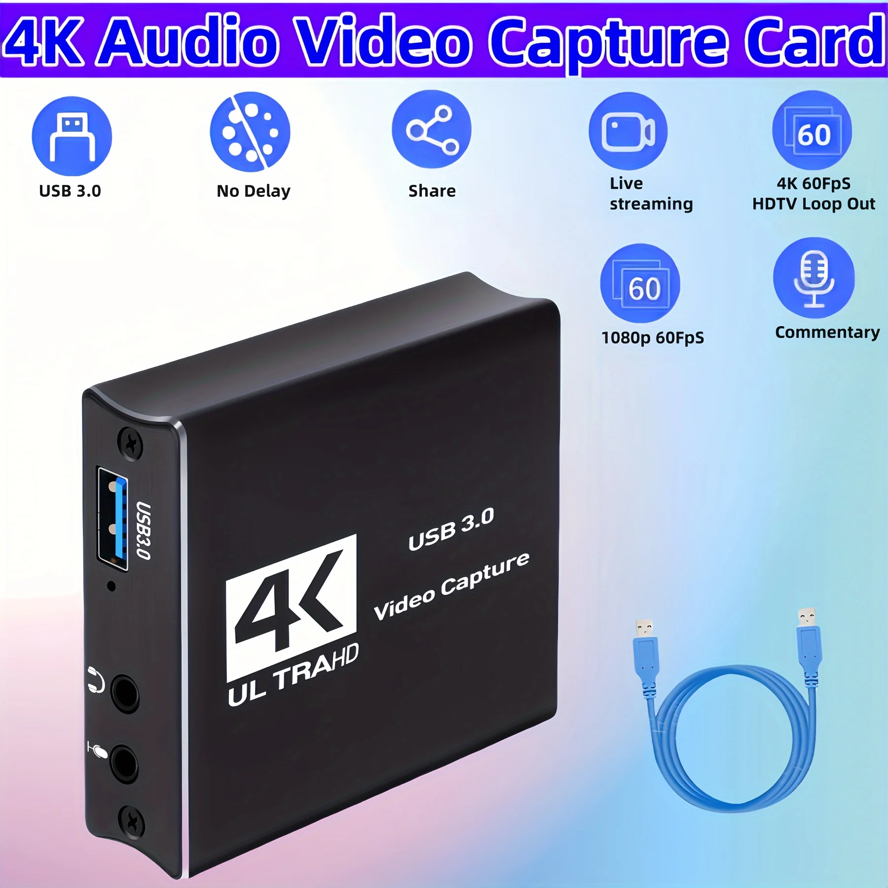 Caja de tarjeta HDMI de captur - Capture Card Hdmi reseña y precio