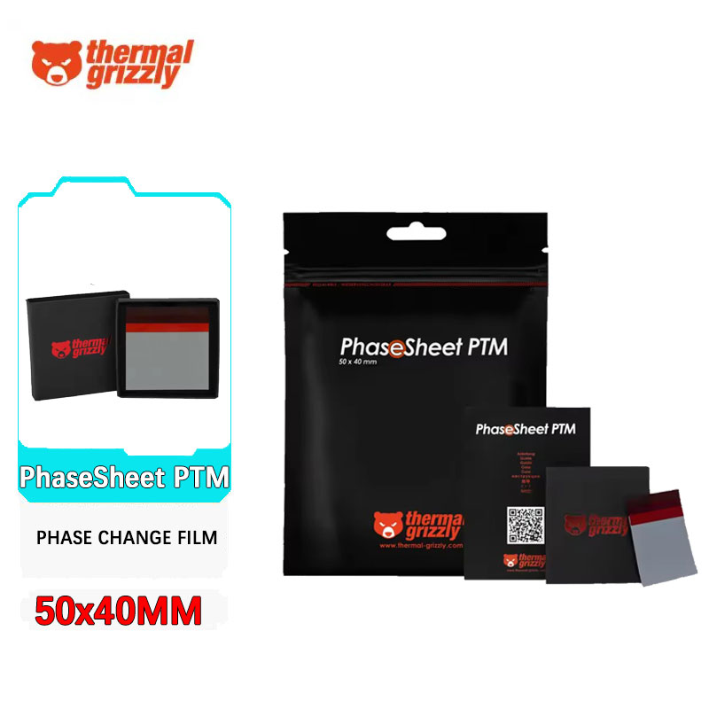 Hoja térmica Grizzly PhaseShee - Laptop Cooling Pad reseña y precio